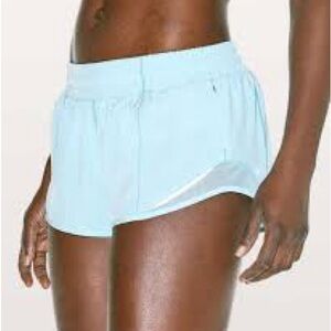 NWOT Lululemon Hotty Hot Shorts Hydra Blue Size 6 - 2.5” - RARE